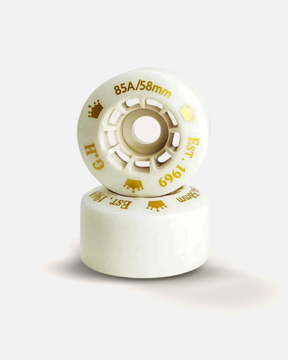 High Rebound Pu Quad Roller Skates Wheel 84-85A / 90-91A