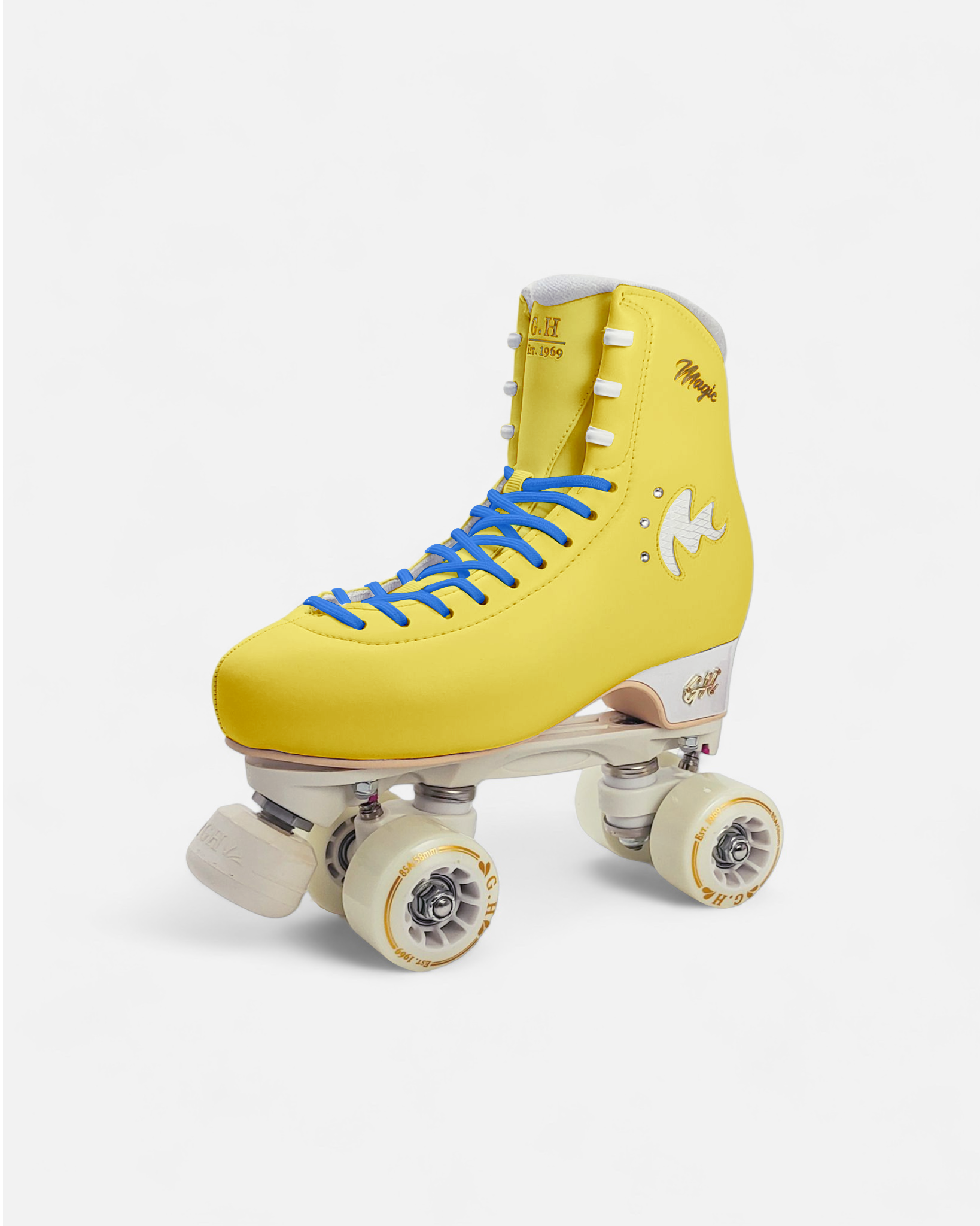 Magic Quad Roller Skates (vegan leather）